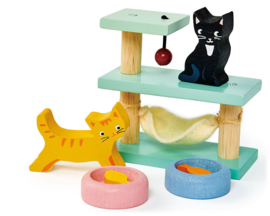 Poppenhuis Huisdierenset - Katten  - Tender Leaf Toys
