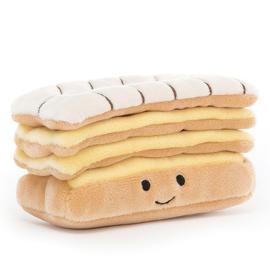 Jellycat Knuffel Taartje, Pretty Patisserie Mille Feuille, 9cm