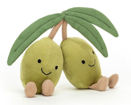 Jellycat Knuffel Olijven, Amuseable Olives, 11cm