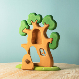 Bumbu Toys Houten Eikenboom met bosdieren