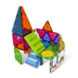 Magna-Tiles Magnetische tegels Clear colors House, 32 stuks