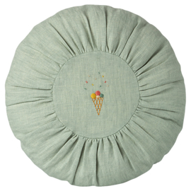 Maileg Kussen Mint, Cushion Round Mint, diameter 25cm