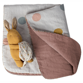 Maileg Baby Deken, Blanket - Rose, 90 x 65 cm