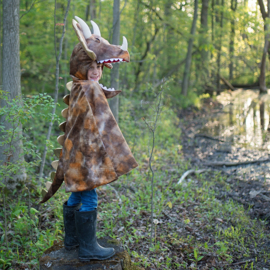 Dinosaurus Cape Grandasaurus Triceratops Cape met klauwen, 4-6 jaar