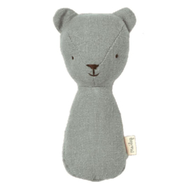 Maileg Rammelaar Beer, Teddy rattle, 11 cm, Blauwgroen