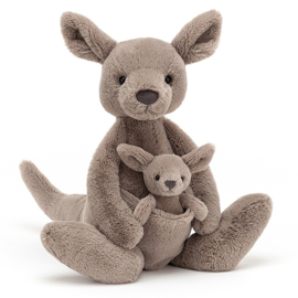 Jellycat Knuffel Kangoeroe 37cm, Kara Kangaroo