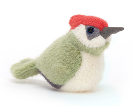 Jellycat Knuffel Vogel Specht 10cm, Birdling Woodpecker