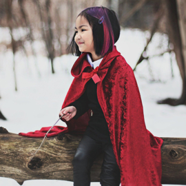 Roodkapje Cape, Red Riding Hood Cape, 7-8 jaar