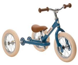 Trybike Steel 2-in-1 loopfiets vintage blauw