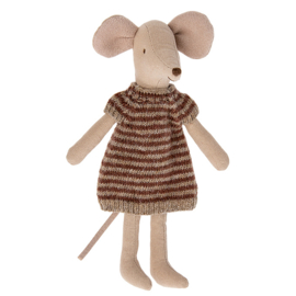 Maileg Gebreide jurk - Knitted Dress - moeder muis