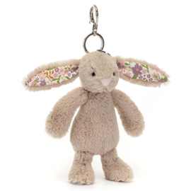 Jellycat Sleutelhanger Konijn, Blossom Beige Bunny 'Petal' Bag Charm