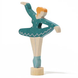 Grimm's Decoratiefiguur / Steker Ballerina, Zeeblauw