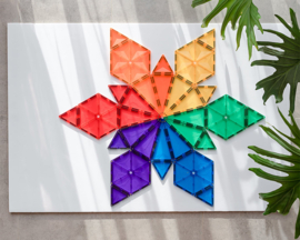 Connetix magnetische tegels rainbow - Geometry pack - 30 stuks