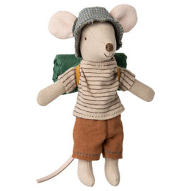 Maileg grote broer Hiking muis met slaapzak, Hiker Mouse IV