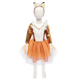 Jurk Vos met haarband, Woodland Fox Dress, 5-6 jaar