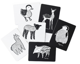 Wee Gallery Kijkkaarten, Baby Art Cards Babydieren