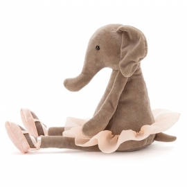 Jellycat Knuffel Olifant 33 cm, Dancing Darcey Elephant