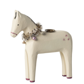 Maileg Houten Kandelaar Paard, Wooden horse, Small, 16cm