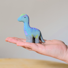 Bumbu Toys Houten Brontosaurus met jong