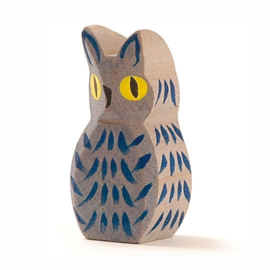 Ostheimer Houten vogel Uil blauw