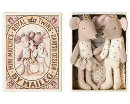 Maileg Koninklijke Tweeling in Doosje, Royal Twins Mice