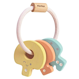 Plan Toys Sleutels rammelaar, Key Rattle Pastel