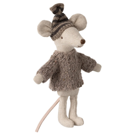 Maileg Gebreide Trui en Muts voor Grote Broer Muis, Knitted Sweater and Hat