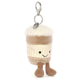 Jellycat Sleutelhanger Koffiebeker, Amuseable Coffee to go Bag Charm