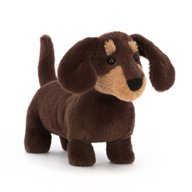 Jellycat Knuffel Teckel, Otto Sausage Dog Small, 22cm lang