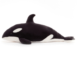 Jellycat Knuffel Orka, Ollivander the Orca, 64cm