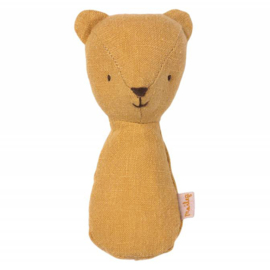 Maileg Rammelaar Beer, Teddy rattle, 11 cm, Yellow