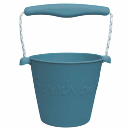 Scrunch Bucket flexibele emmer Grijsblauw