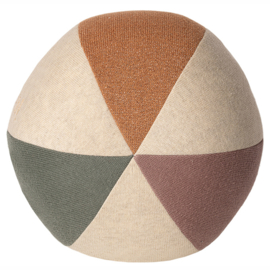 Maileg Zachte Bal, Dusty green/Coral glitter, diameter 19cm