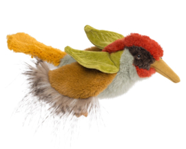 Moulin Roty Knuffel Vogel Specht, 'Tout autour du monde'