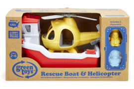 Green Toys Reddingsboot met helicopter Rescue Boat