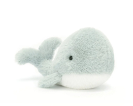 Knuffel Walvis, Wavelly Whale Grey 13cm