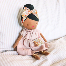 Alimrose Knuffelpop, Piper Doll Pale Pink, 43 cm