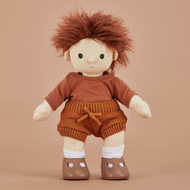 Olli Ella Kledingset voor Dinkum Doll - Snuggly Knit Set Toffee