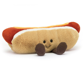 Jellycat Knuffel Hotdog, Amuseable Hot Dog, 25cm