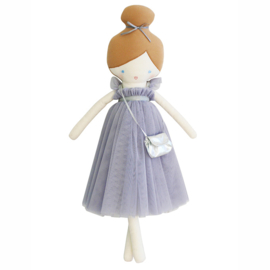 Alimrose Knuffelpop, Charlotte Doll Lavender, 48 cm