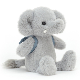 Jellycat Knuffel Olifant met rugzak, Backpack Elephant