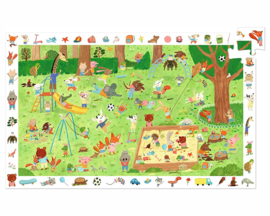 Djeco Ontdek Puzzel Speeltuin, 35 st, 61x38 cm