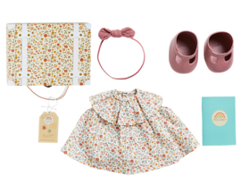 Olli Ella Dinkum Doll Travel Togs - Reiskoffertje met outfit, Prairie Floral