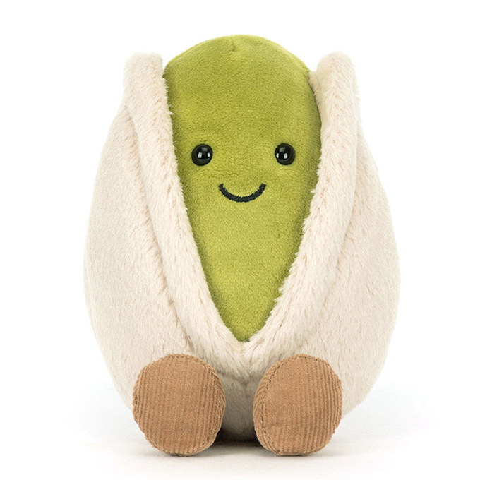 Jellycat Knuffel Pistachenoot, Amuseables Horatio Pistachio, 14cm