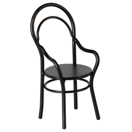 Maileg metalen stoeltje, Miniature chair with armrest, Mini, 13 cm