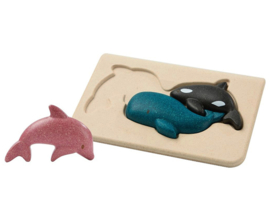 Plan Toys houten puzzel Zeedieren, Sea Life