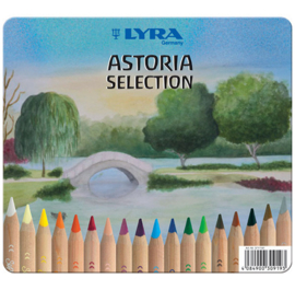 Lyra Kleurpotloden Super Ferby ongelakt, Astoria Selection, 18 stuks