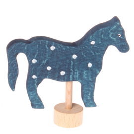 Grimm's Decoratiefiguur / Steker Paard Blauw