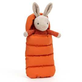 Jellycat Knuffel Konijn in slaapzak, Snuggler Bunny