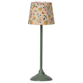 Maileg Schemerlamp, Miniature floor lamp - Dark Mint 22cm